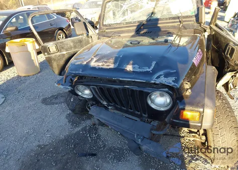 1998 Jeep Wrangler Sport из США, поврежденный, VIN 1J4FY19S4WP758141